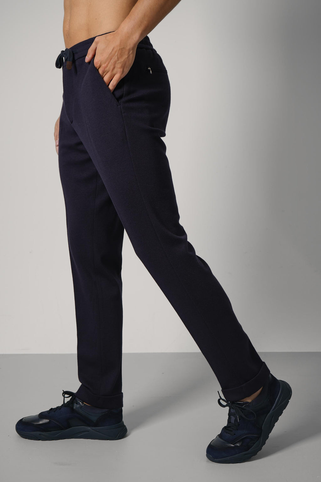 Marco Pescarolo Caracciolo Zip+ris Trousers – 05 Navy