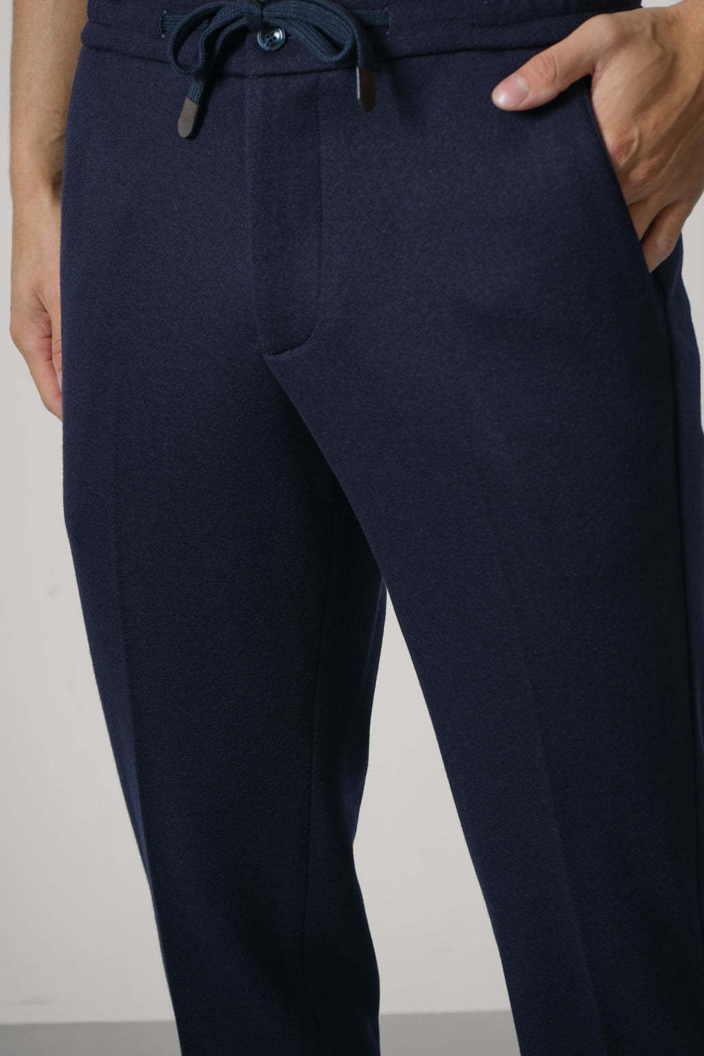 Marco Pescarolo Caracciolo Zip+ris Trousers – 05 Navy