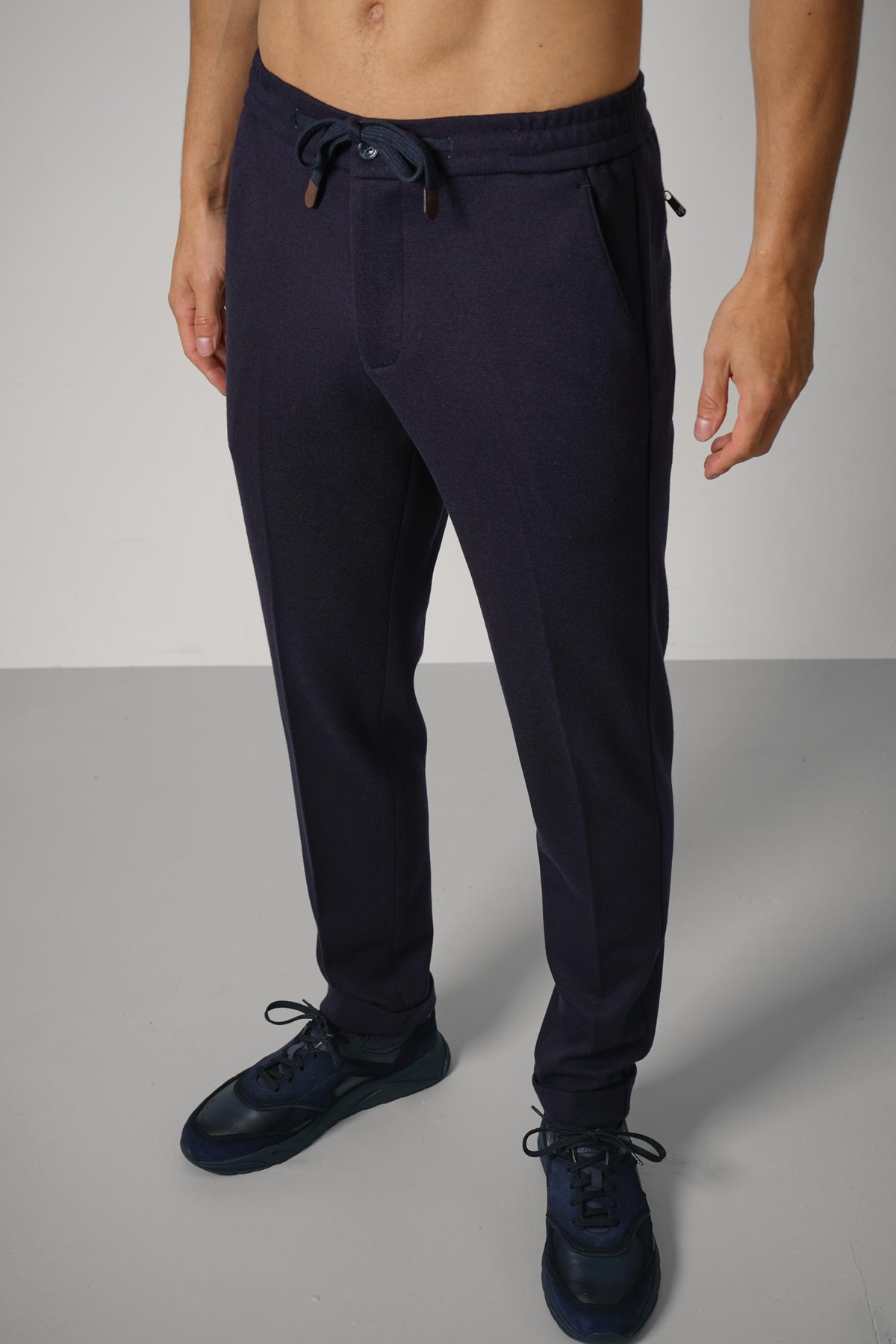 Marco Pescarolo Caracciolo Zip+ris Trousers – 05 Navy
