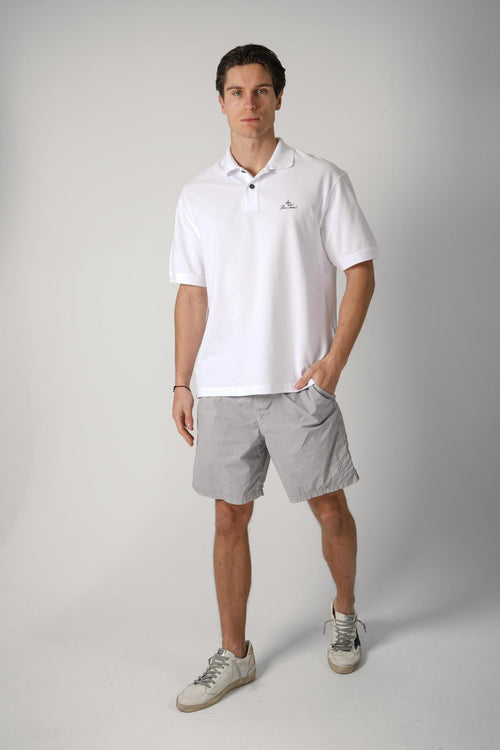 2200001 Stone Island Pique Polo White