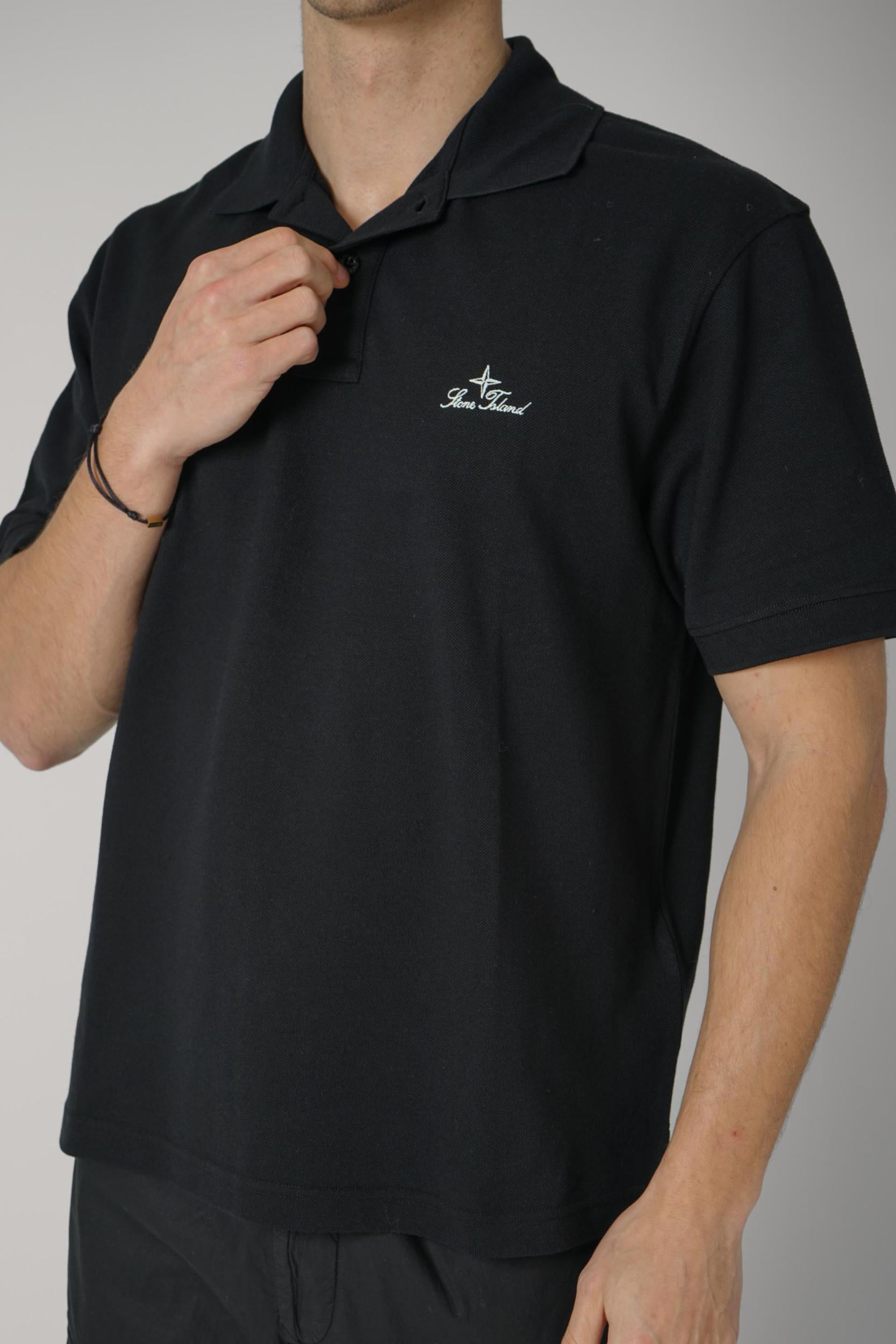 2200001 Stone Island Polo Black