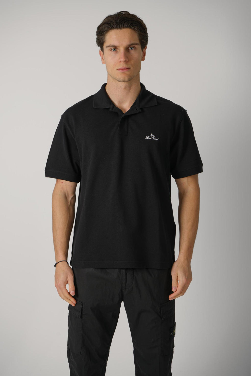 2200001 Stone Island Polo Black