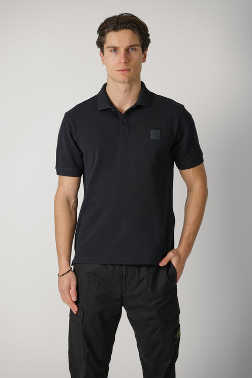 2200002 Stone Island Ghost Polo Black