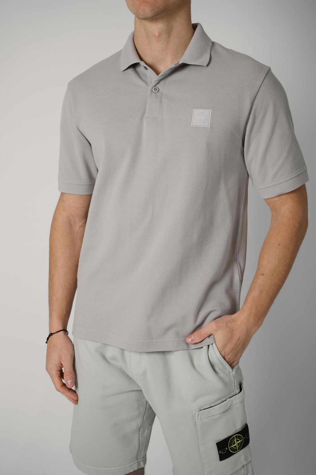 2200002 Stone Island Ghost Polo Grey