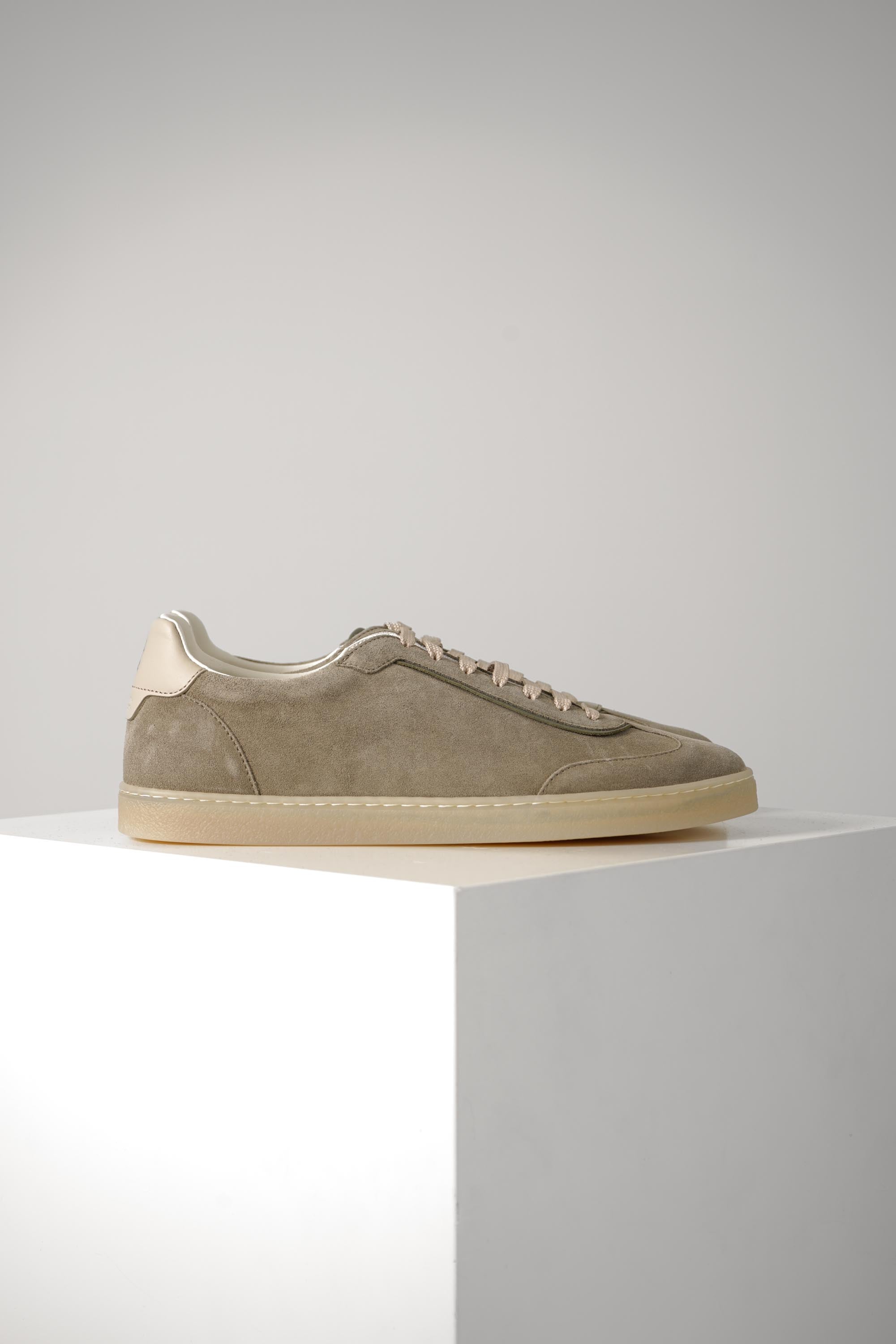 Brunello Cucinelli Suede Sneaker Green