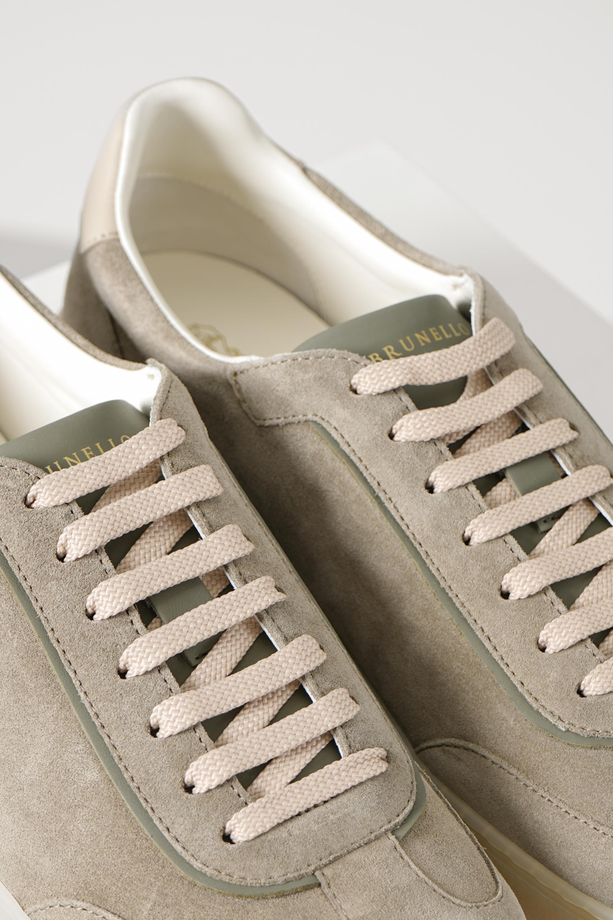Brunello Cucinelli Suede Sneaker Green