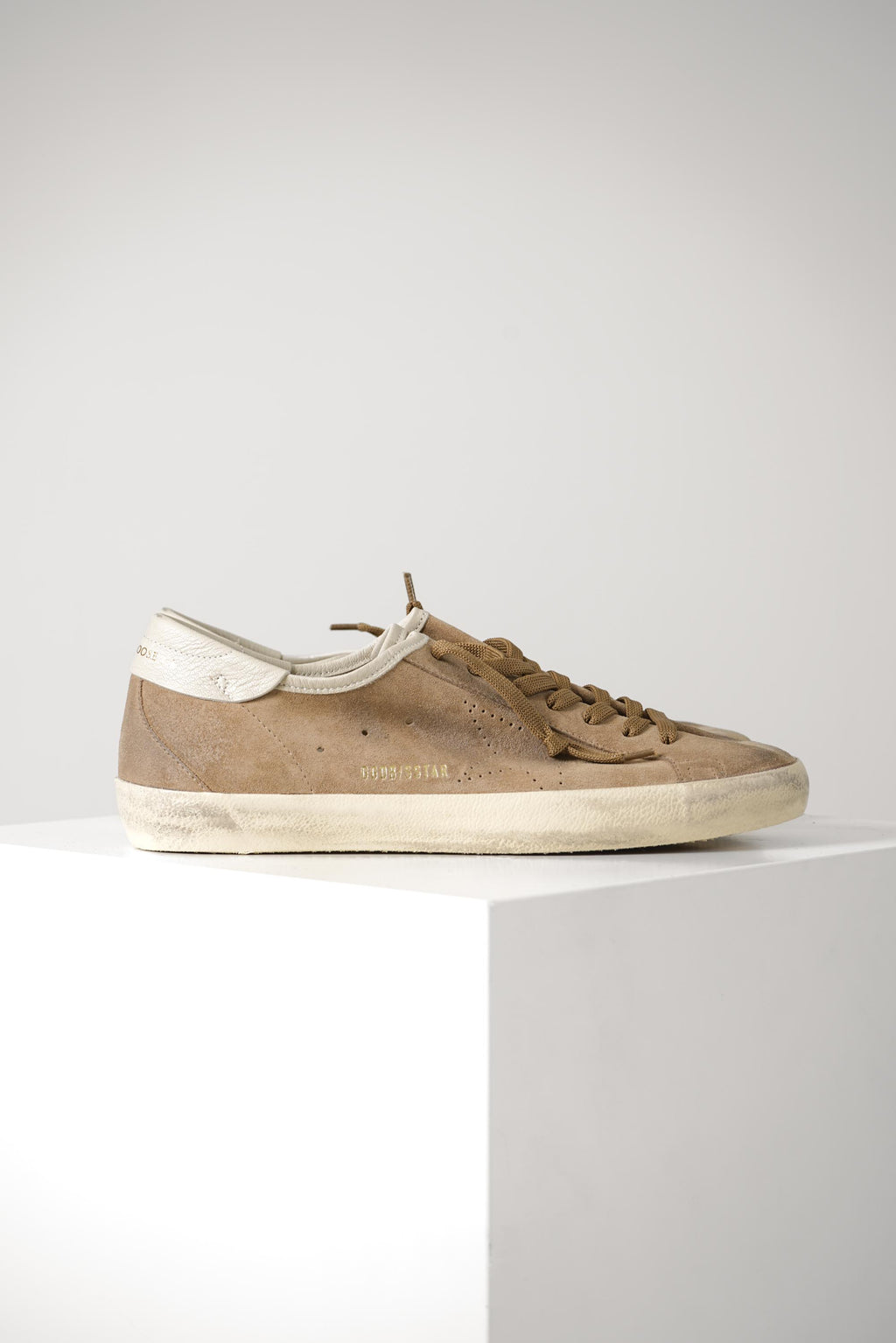 Super Star Suede Upper Skate Star Nappa Heel – Tabacco/Cream