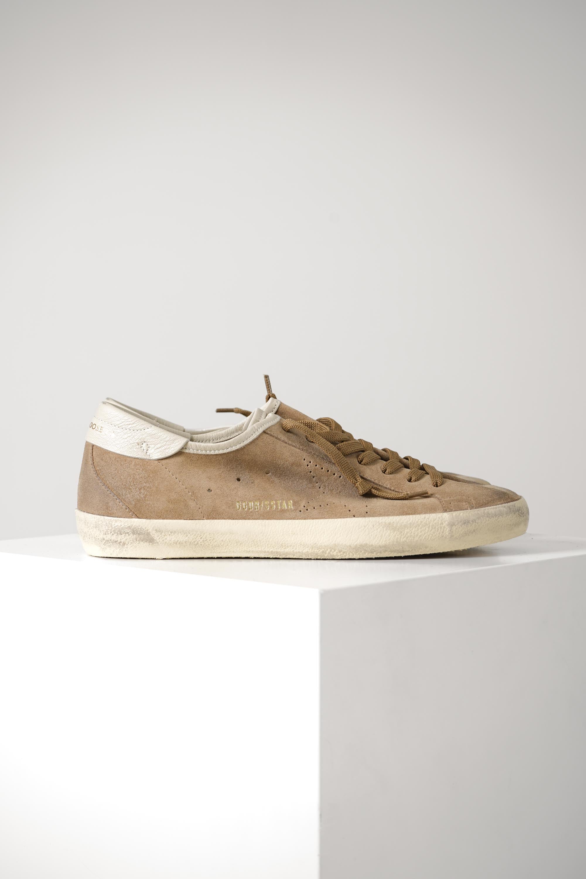Super Star Suede Upper Skate Star Nappa Heel – Tabacco/Cream