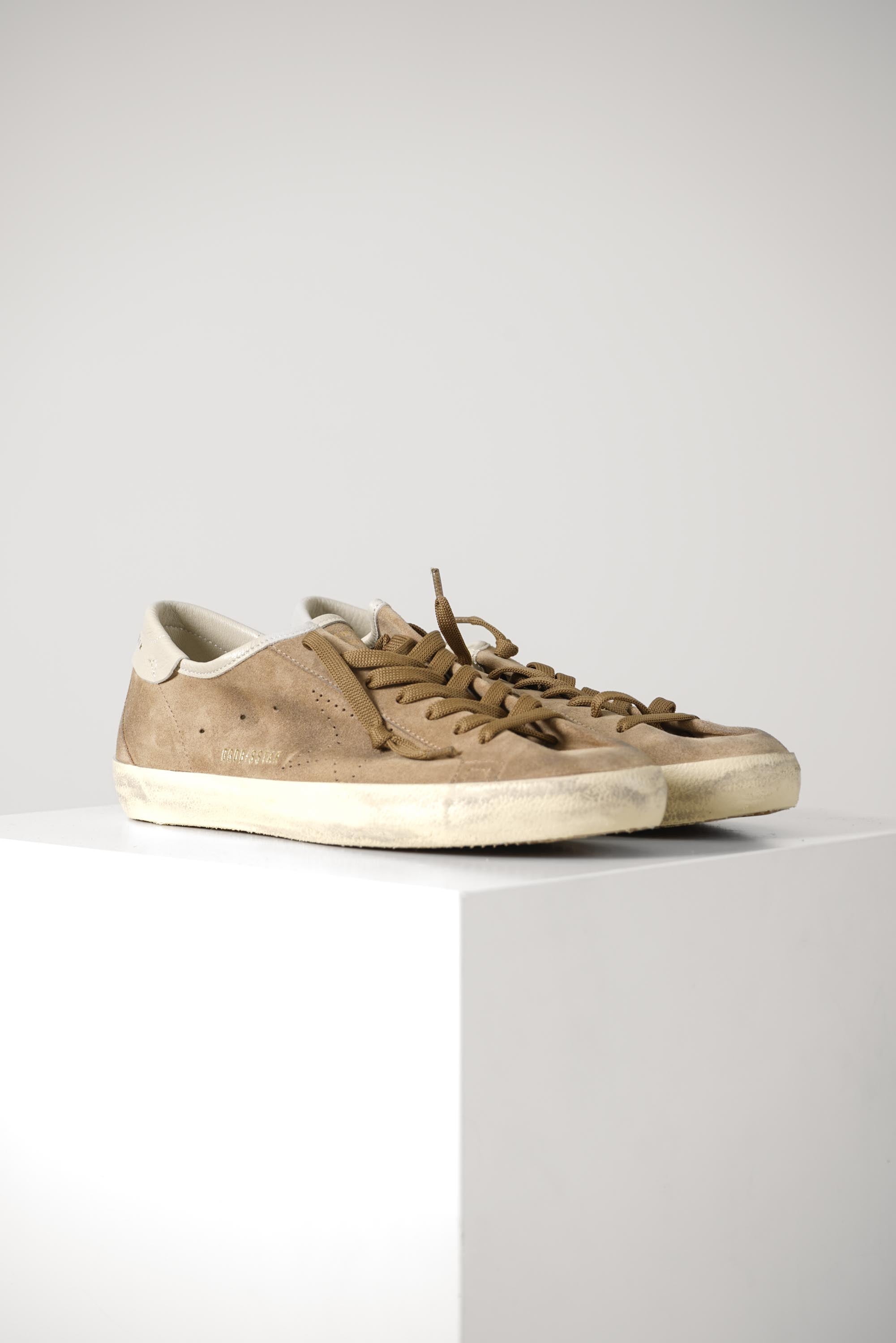 Super Star Suede Upper Skate Star Nappa Heel – Tabacco/Cream