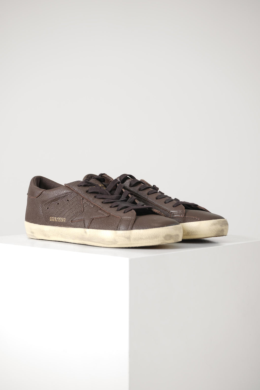 Super Star Leather Upper Star – Dark Brown