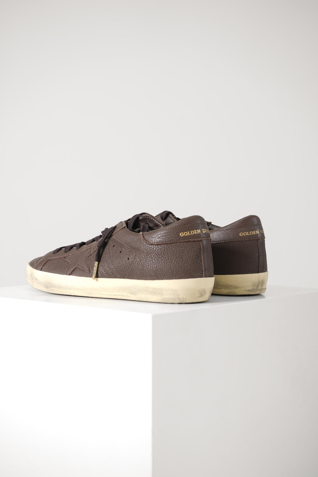 Super Star Leather Upper Star – Dark Brown