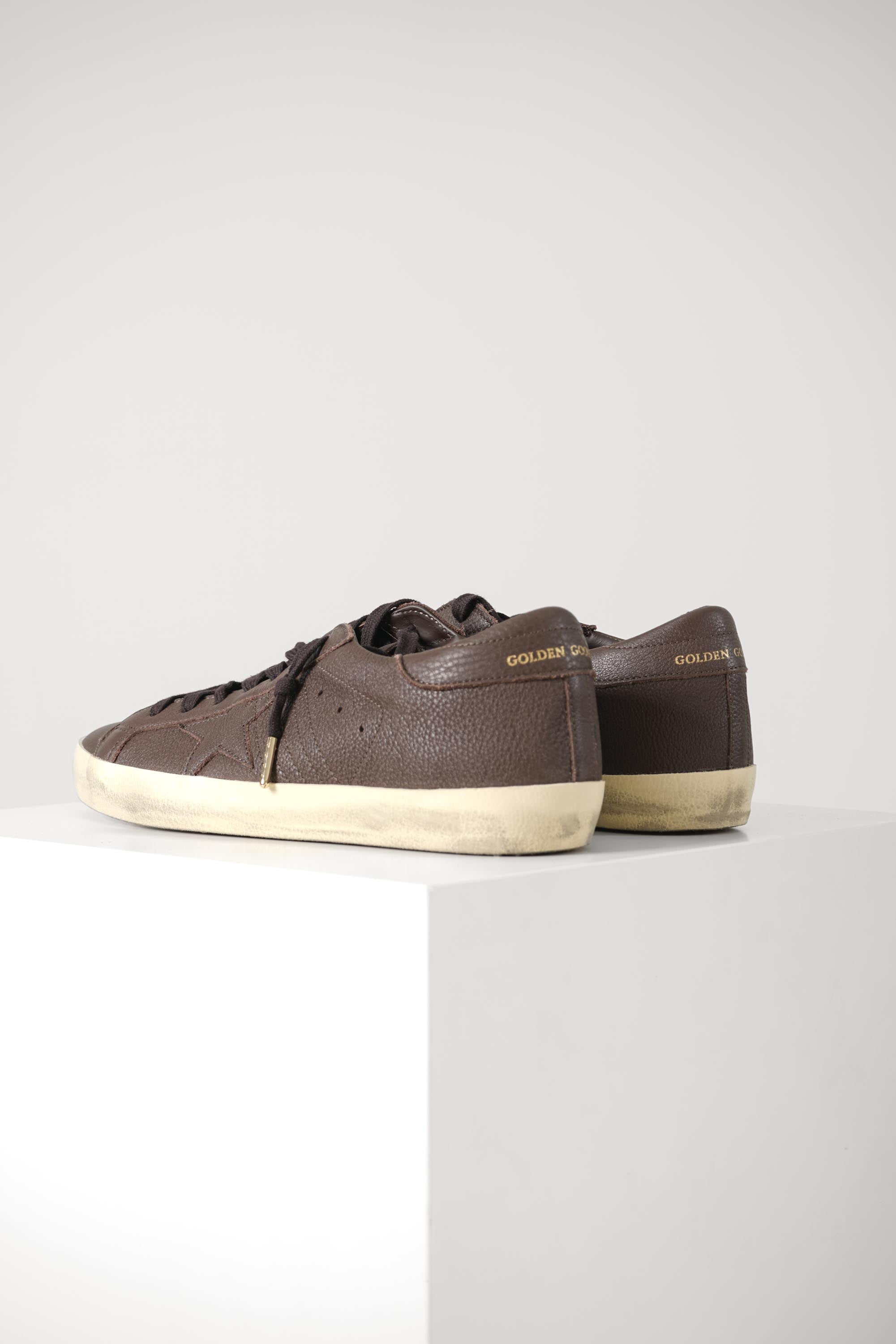 Super Star Leather Upper Star – Dark Brown