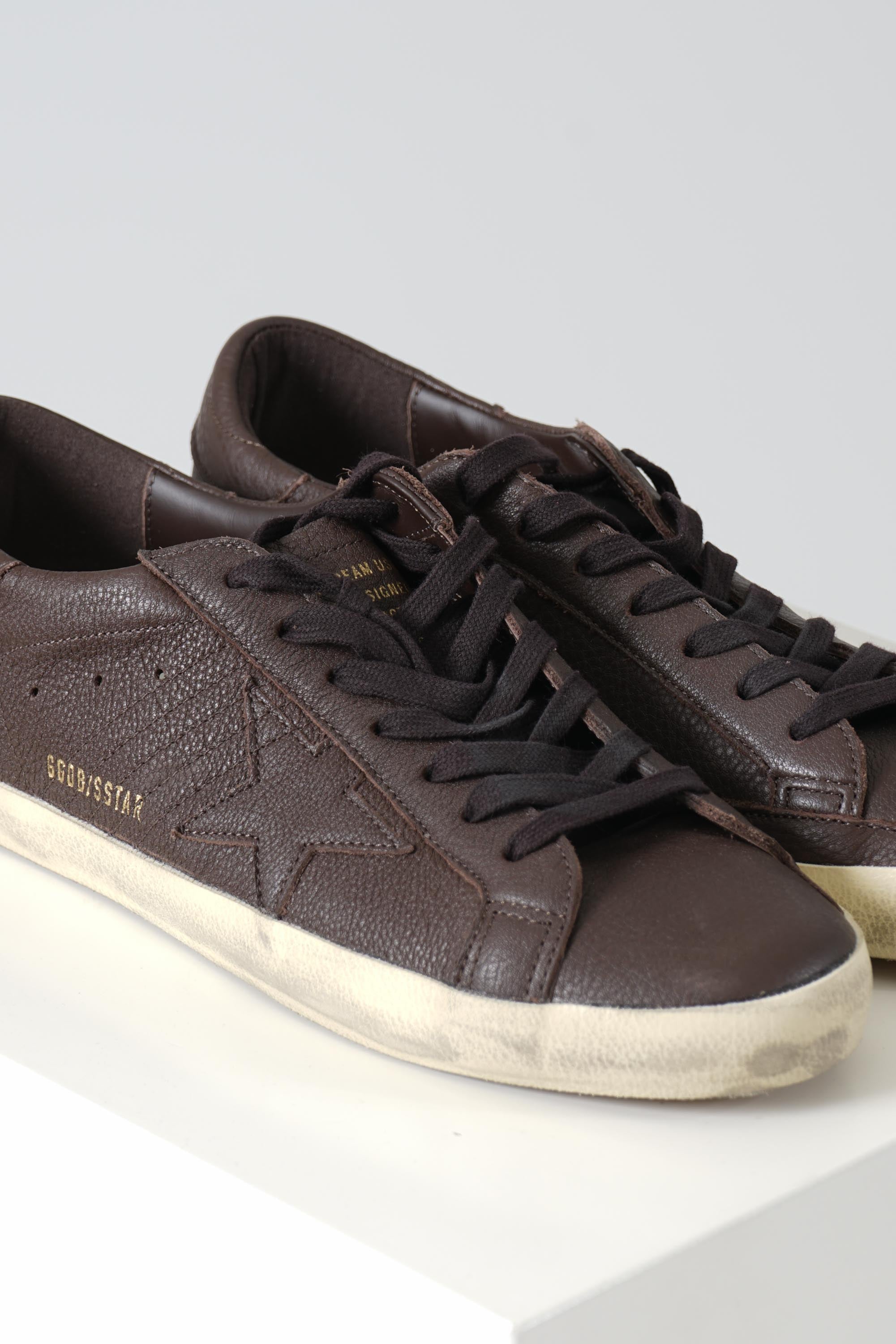 Super Star Leather Upper Star – Dark Brown