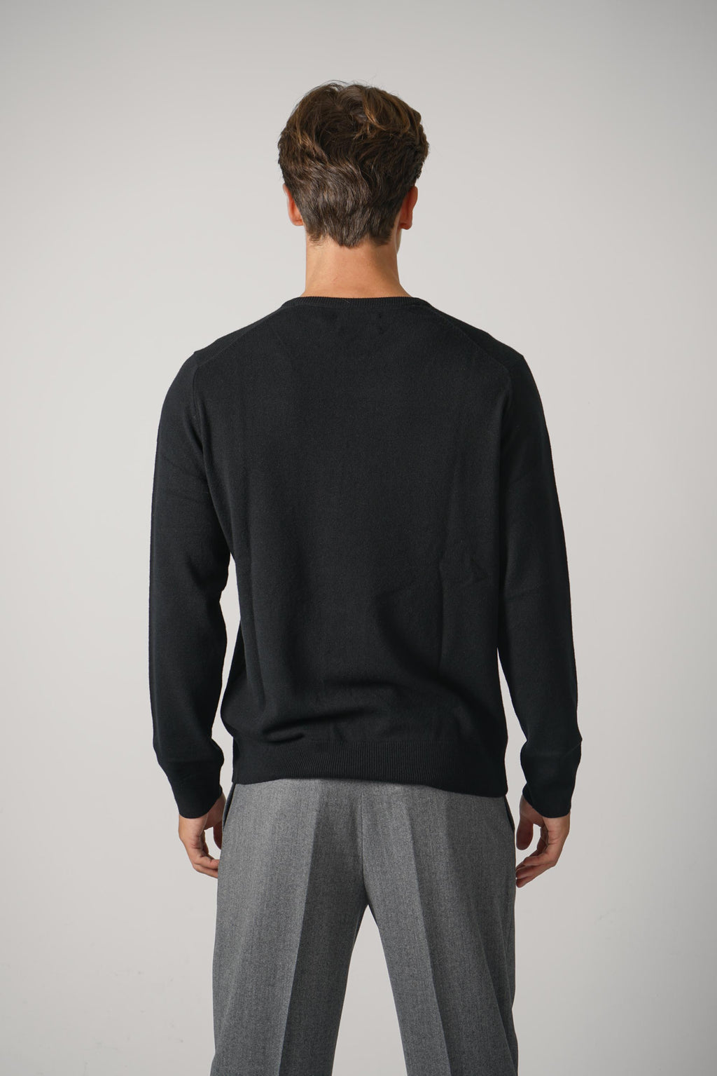 Ralph Lauren Wool Crewneck Sweater – Polo Black