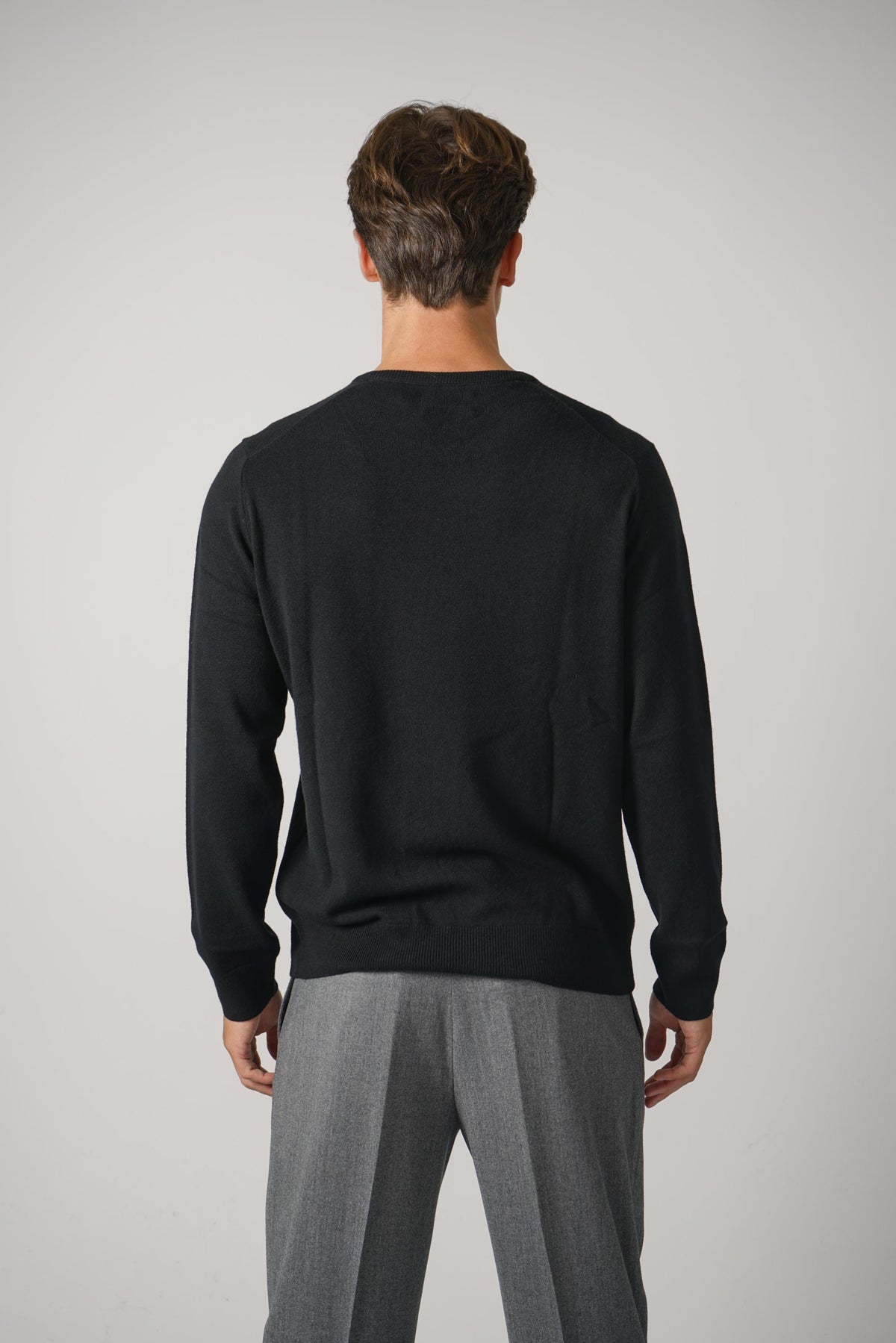 Ralph Lauren Wool Crewneck Sweater – Polo Black