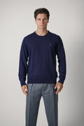 Ralph Lauren Wool Crewneck Sweater – Hunter Navy