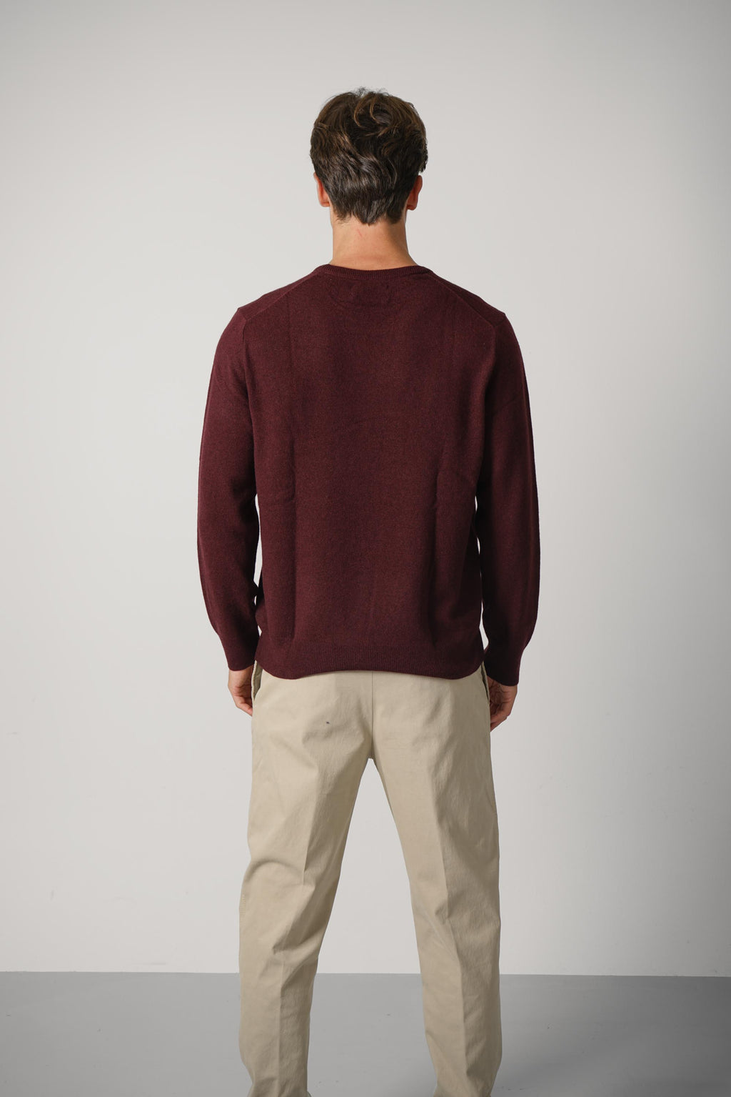 Ralph Lauren Wool Crewneck Sweater – Aged Wine Heather