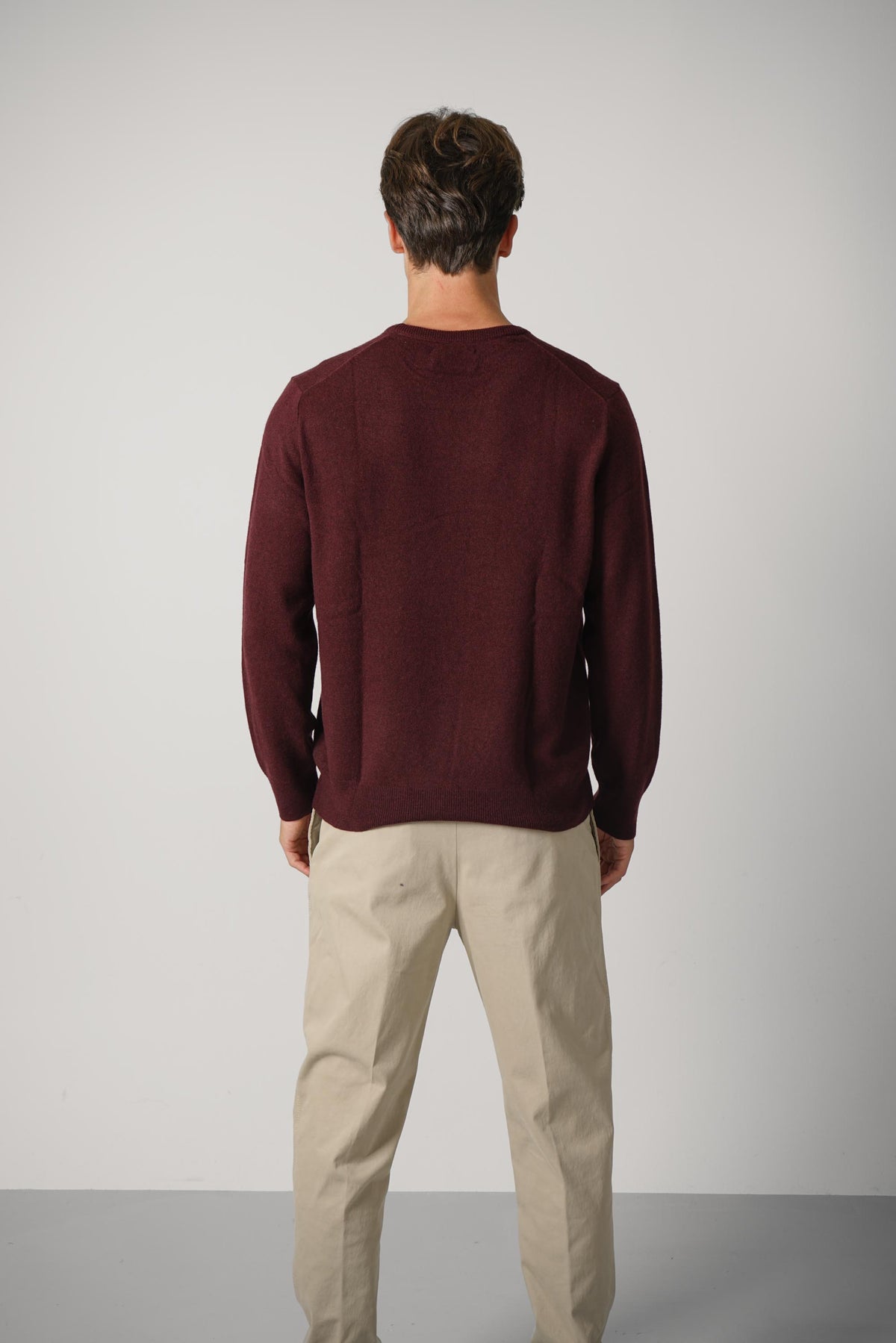 Ralph Lauren Wool Crewneck Sweater – Aged Wine Heather