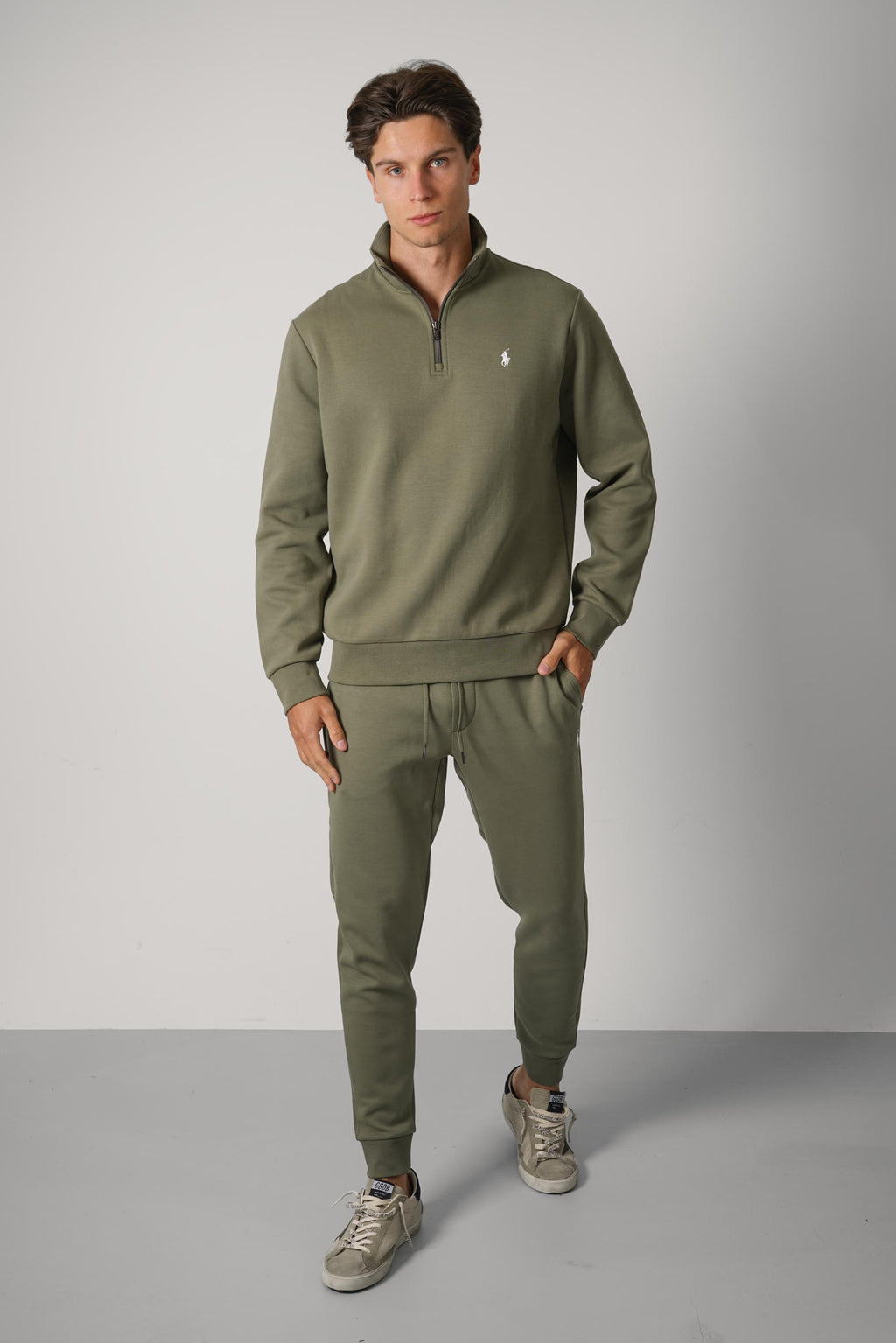 Ralph Lauren Double-Knit Jogger Pant – Cruise Olive