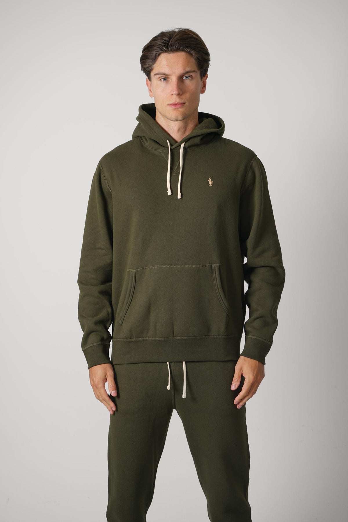 Ralph Lauren The RL Fleece Hoodie – Company Olive