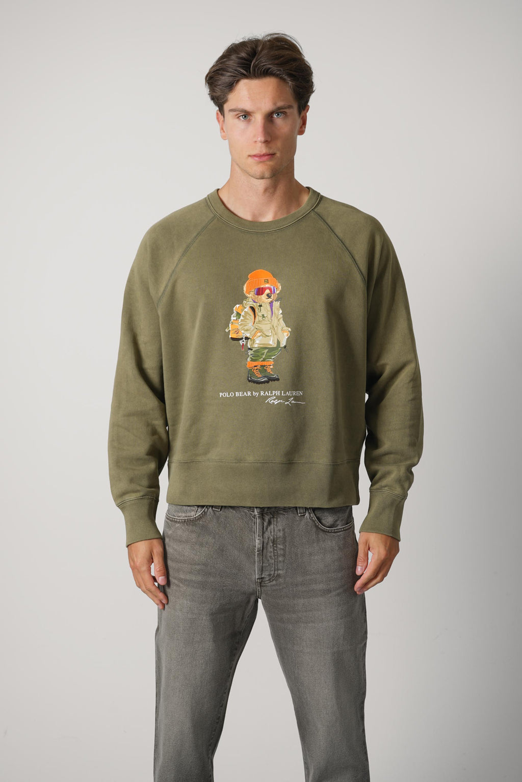 Ralph Lauren Polo Bear Fleece Sweatshirt – Cruise Olive