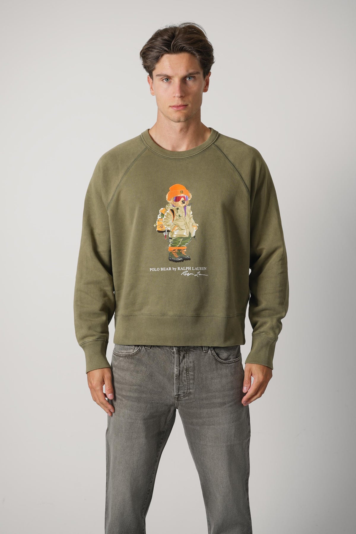 Ralph Lauren Polo Bear Fleece Sweatshirt – Cruise Olive