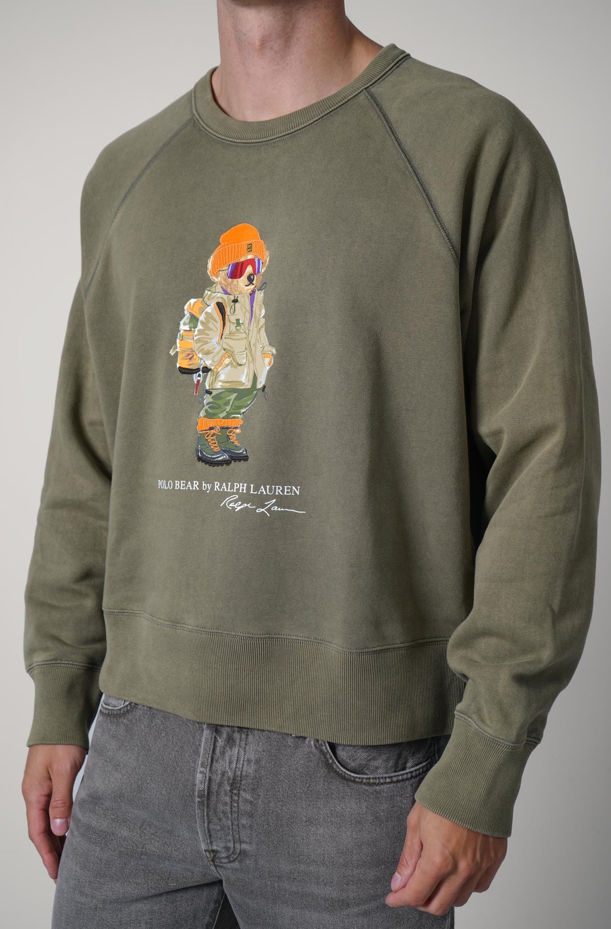 Ralph Lauren Polo Bear Fleece Sweatshirt – Cruise Olive