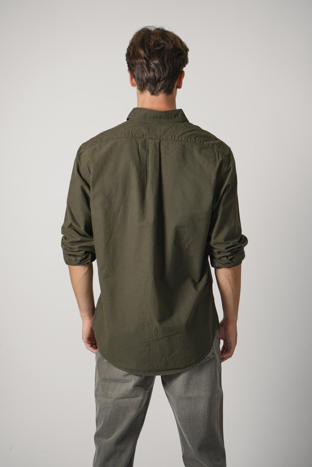 Ralph Lauren Custom Fit Garment-Dyed Oxford Shirt – Company Olive