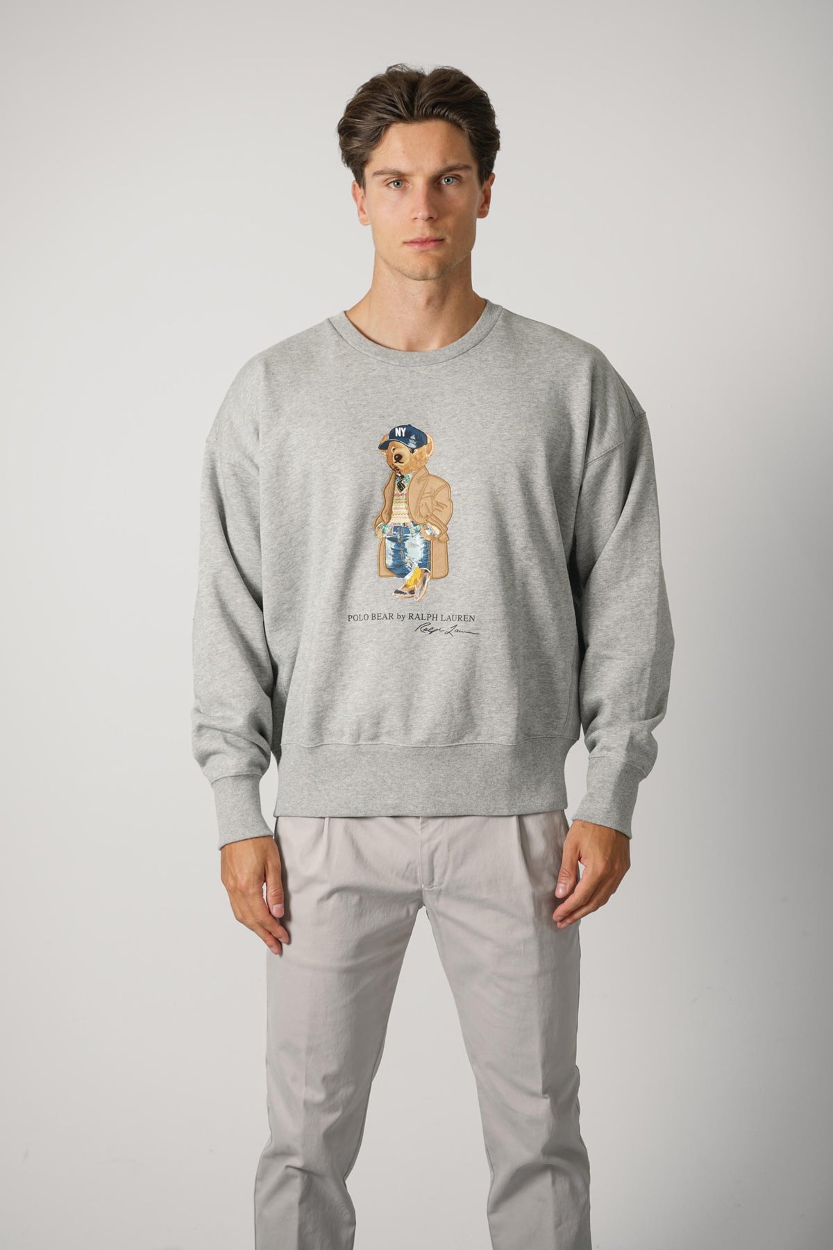 Ralph Lauren Vintage Fit Polo Bear Sweatshirt – Andover Heather