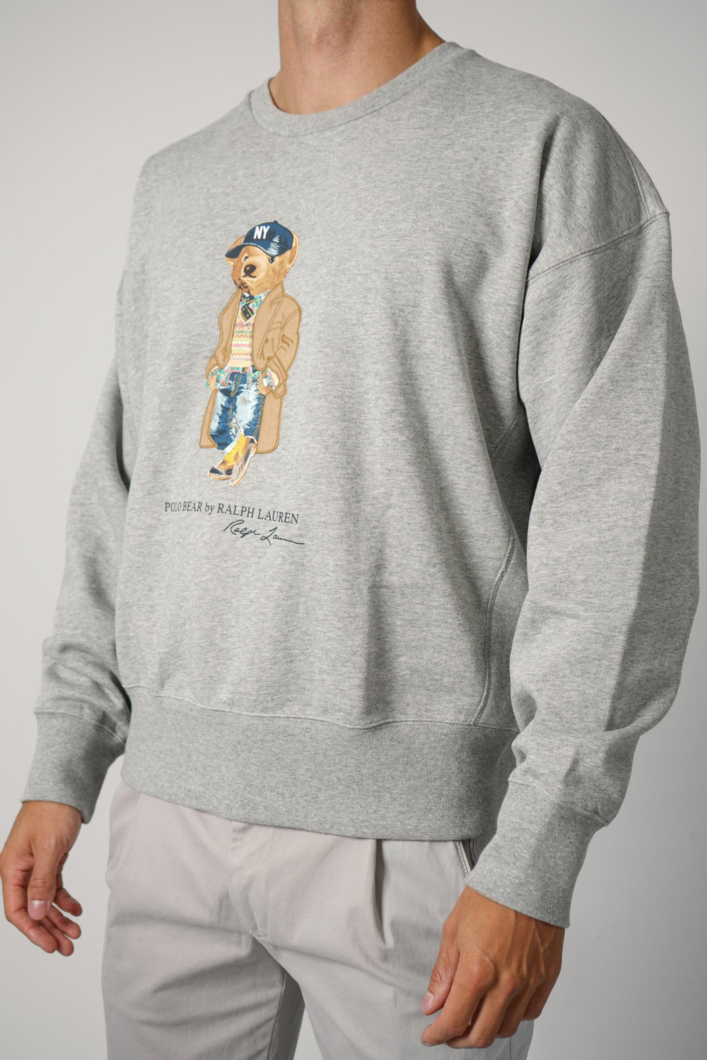Ralph Lauren Vintage Fit Polo Bear Sweatshirt – Andover Heather