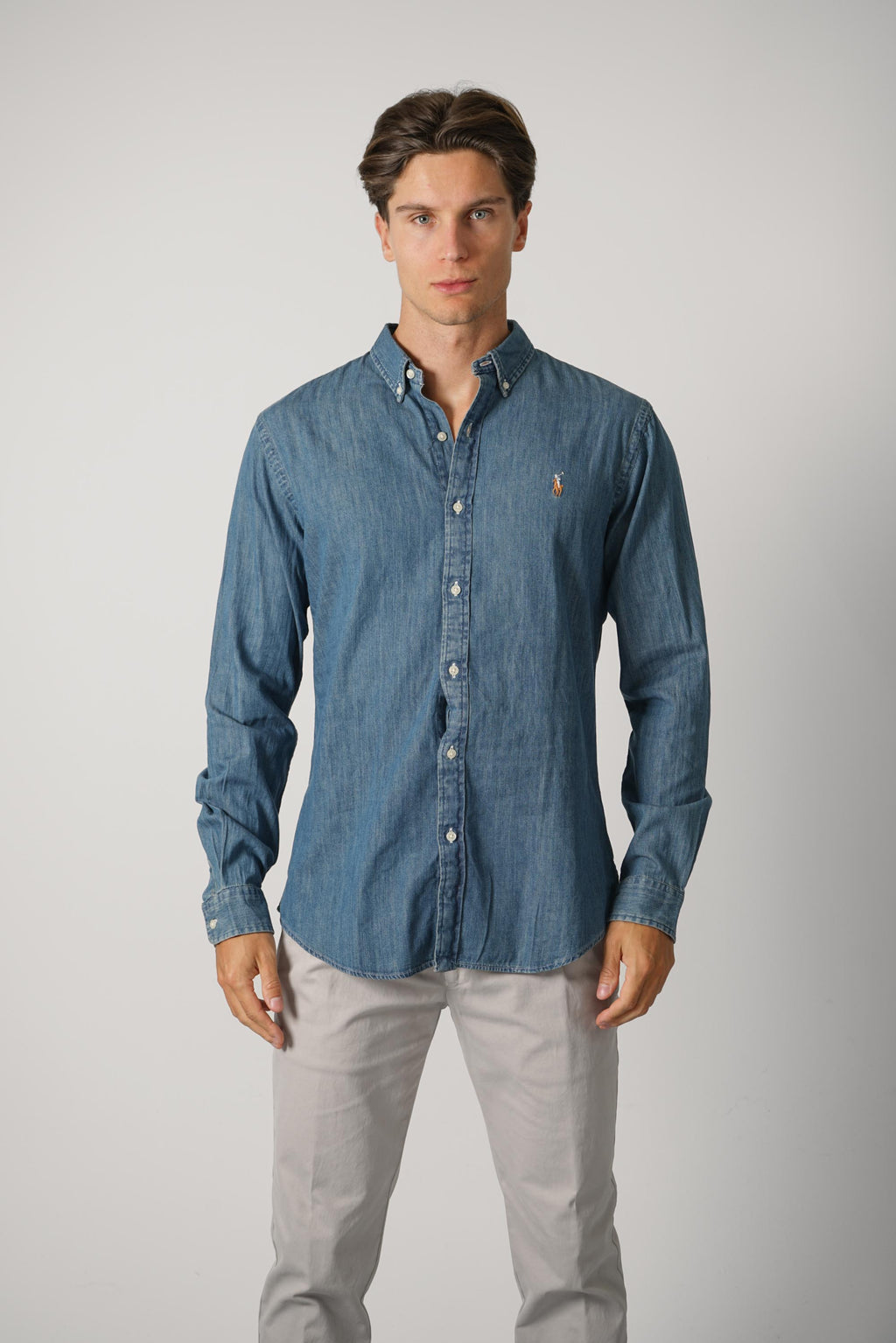 Ralph Lauren Slim Fit Oxford Shirt – Denim