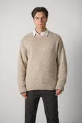Ralph Lauren Wool-Blend Crewneck Sweater – Oatmeal Marl