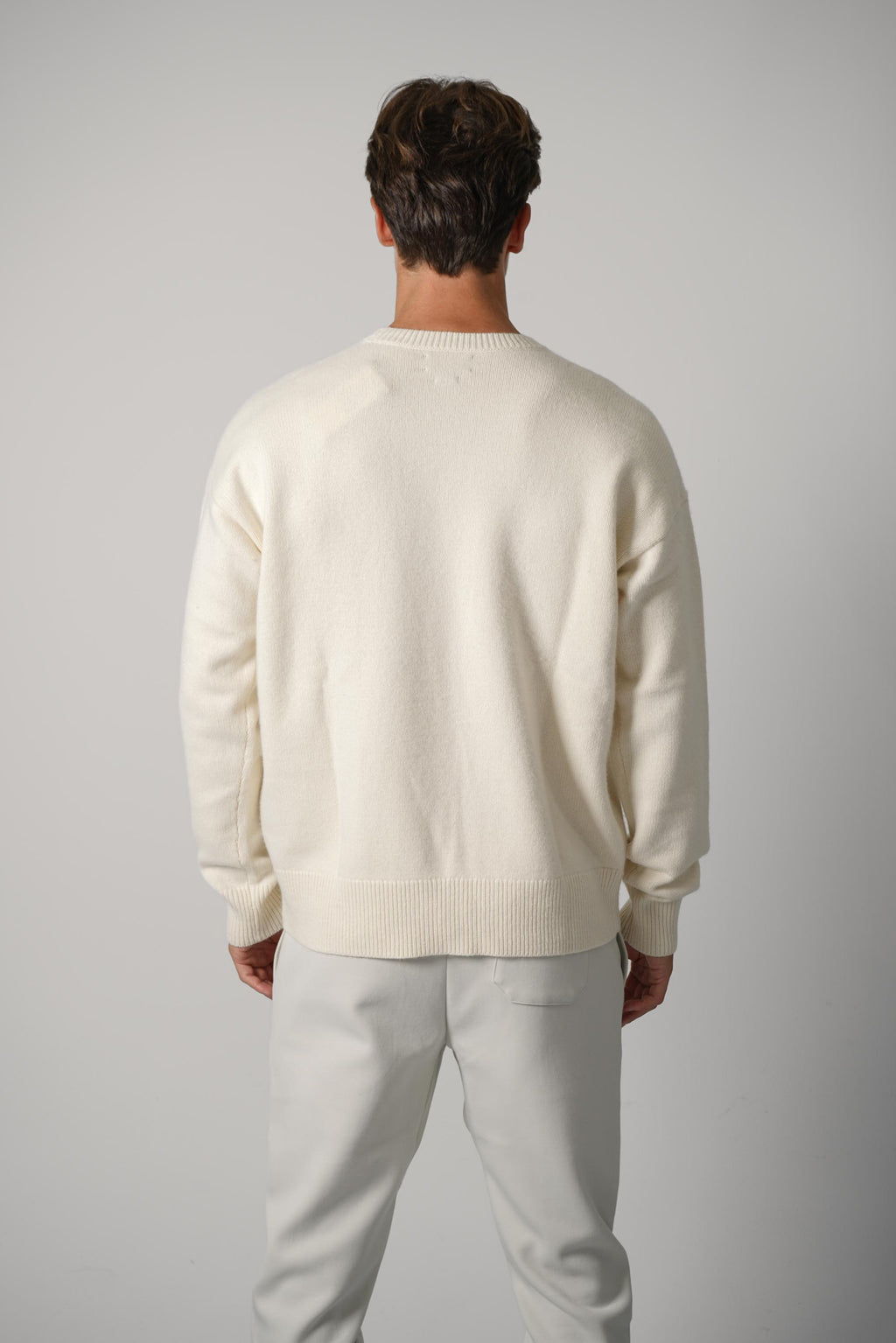 Ralph Lauren Relaxed Fit Wool-Cotton Sweater – Andover Cream