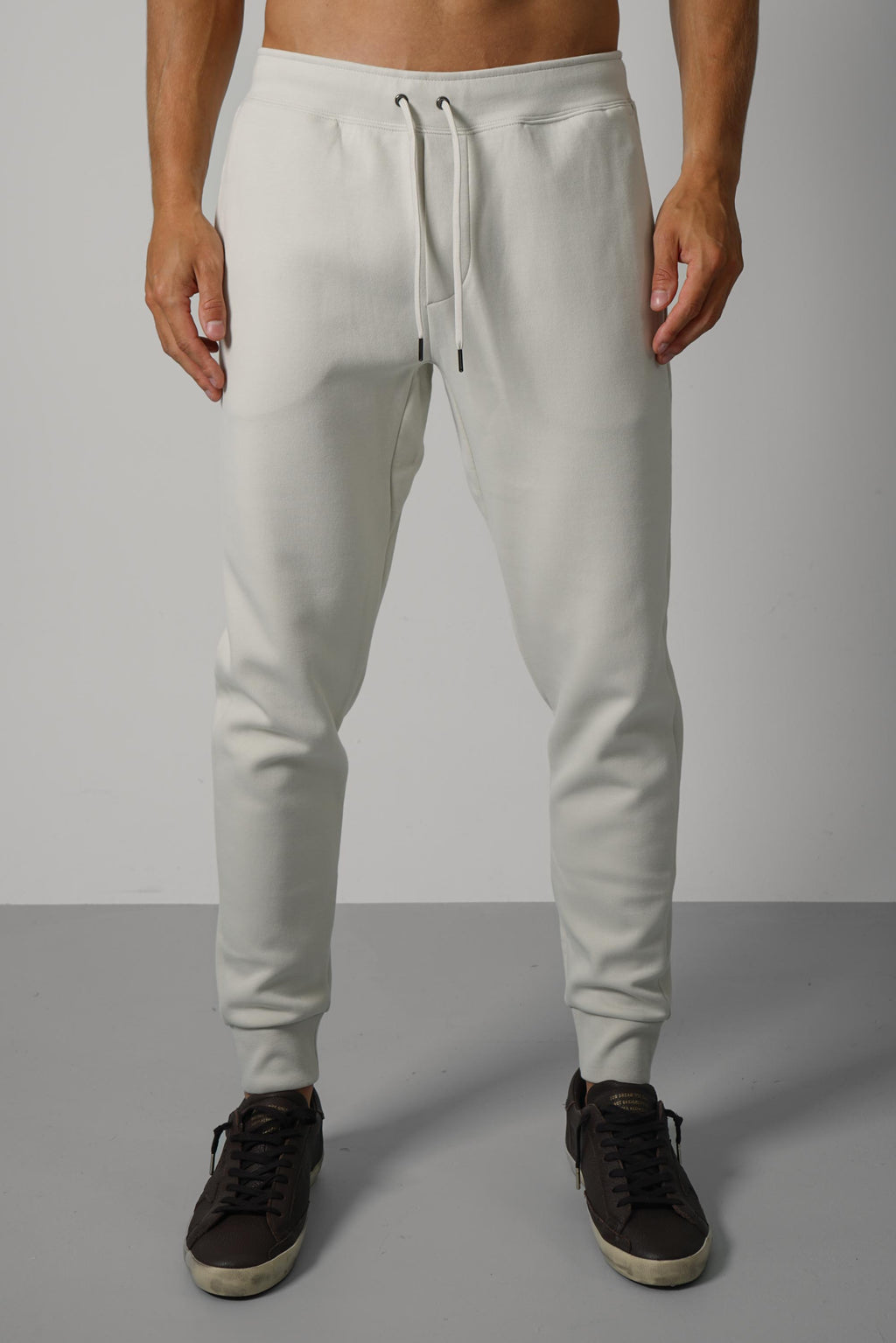 Ralph Lauren Double-Knit Jogger Pant – Stone Pebble