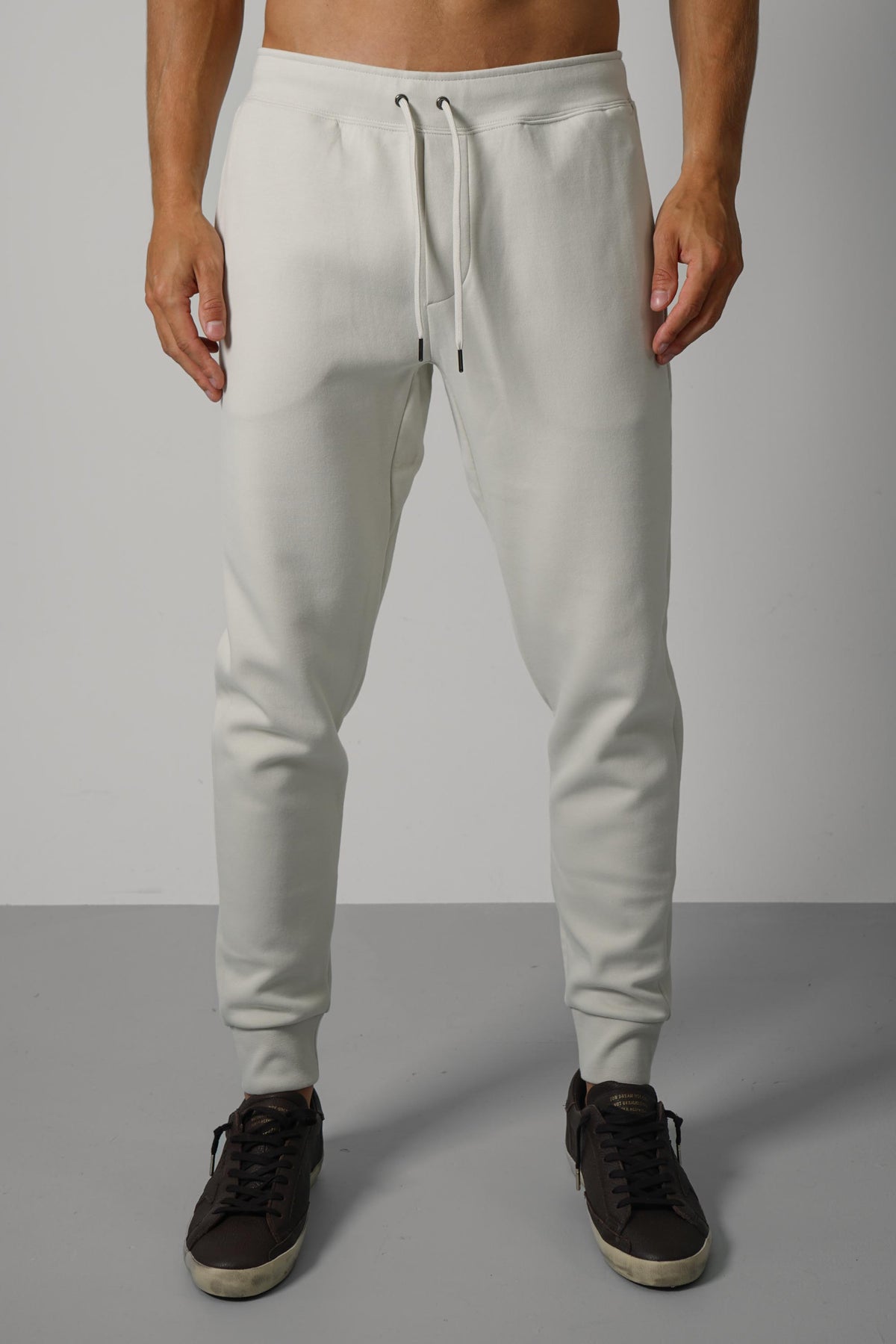 Ralph Lauren Double-Knit Jogger Pant – Stone Pebble