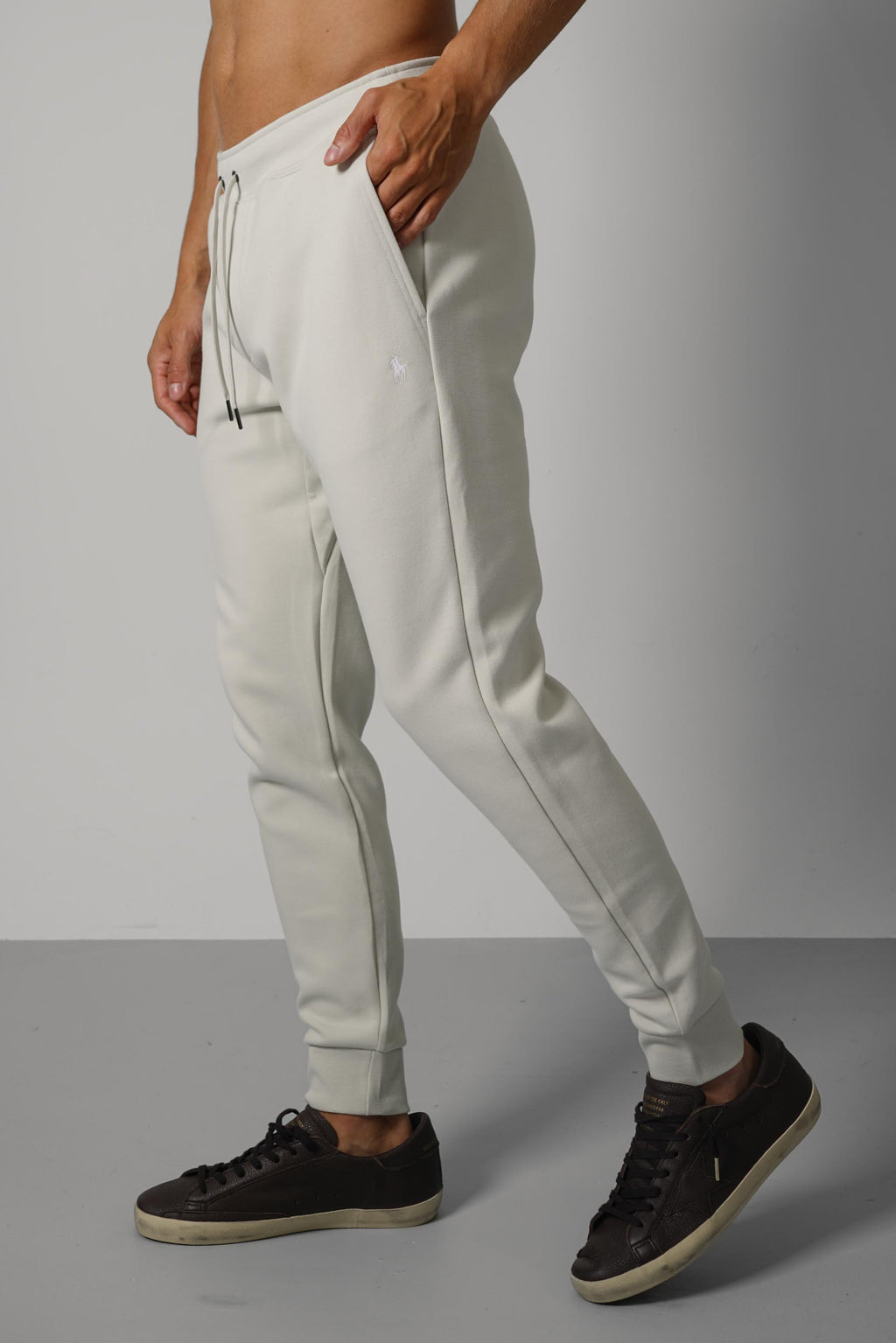 Ralph Lauren Double-Knit Jogger Pant – Stone Pebble