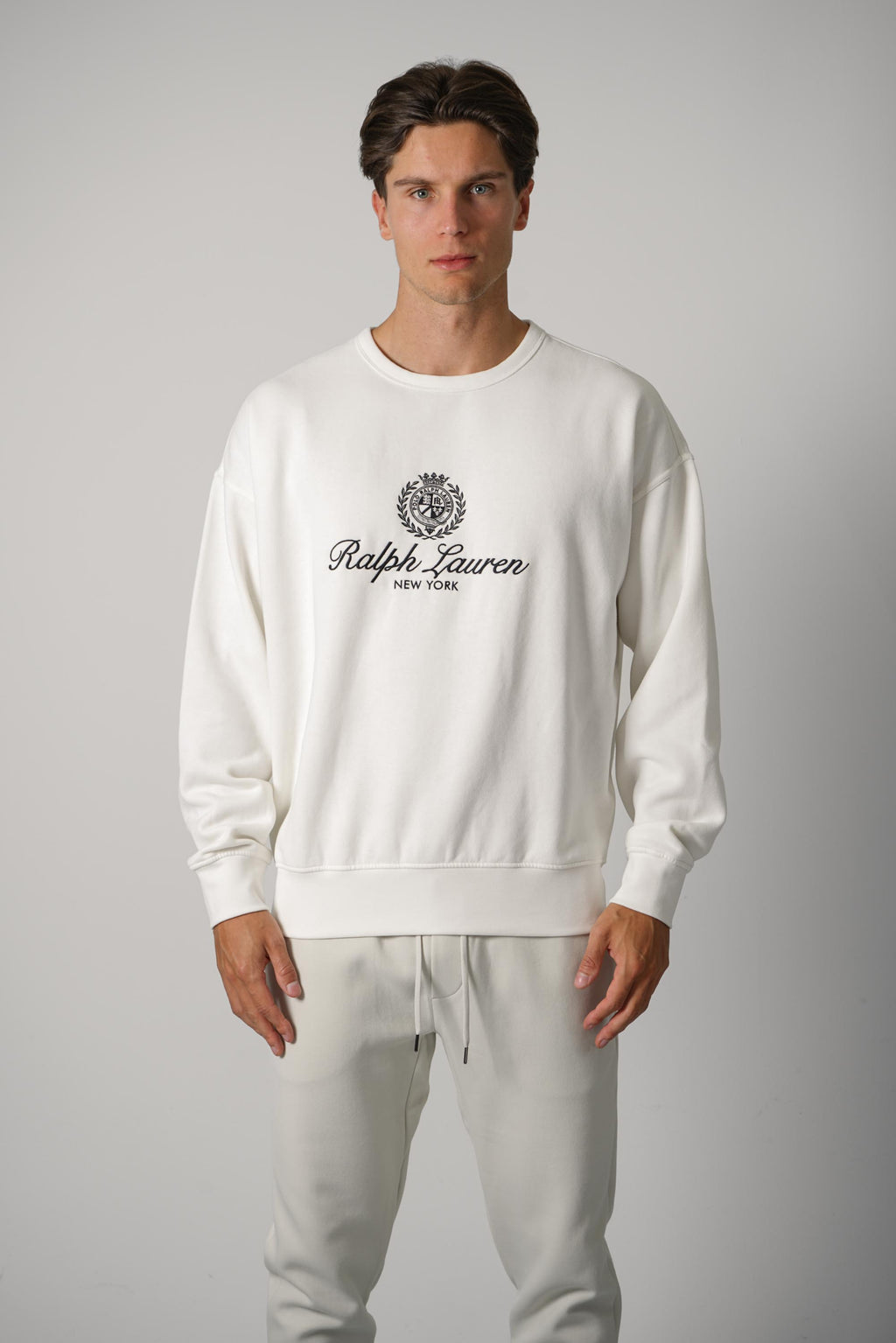 Ralph Lauren Fleece Relaxed Fit Sweatshirt – Trophy Cream