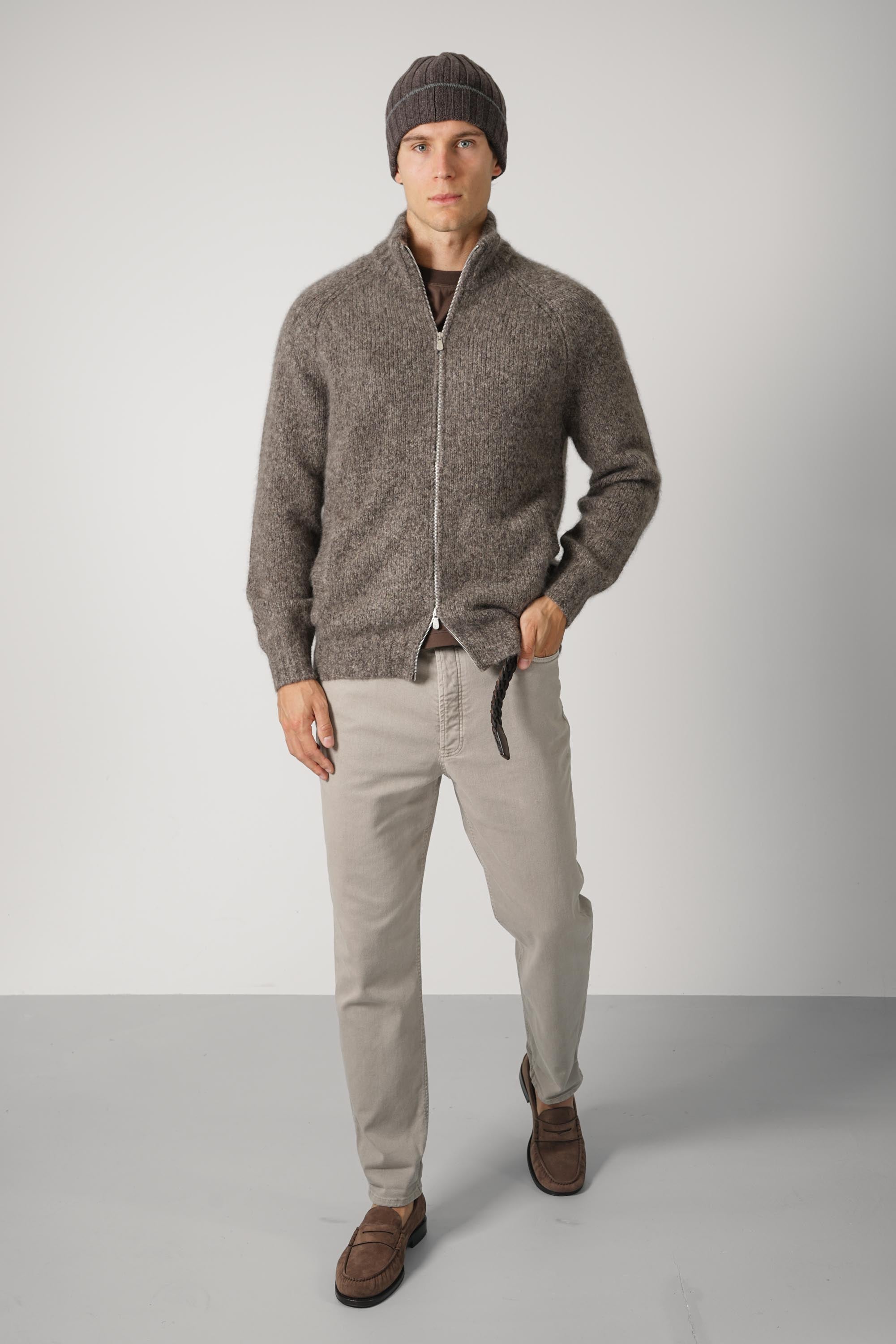 Brunello Cucinelli Denim Trousers Greige