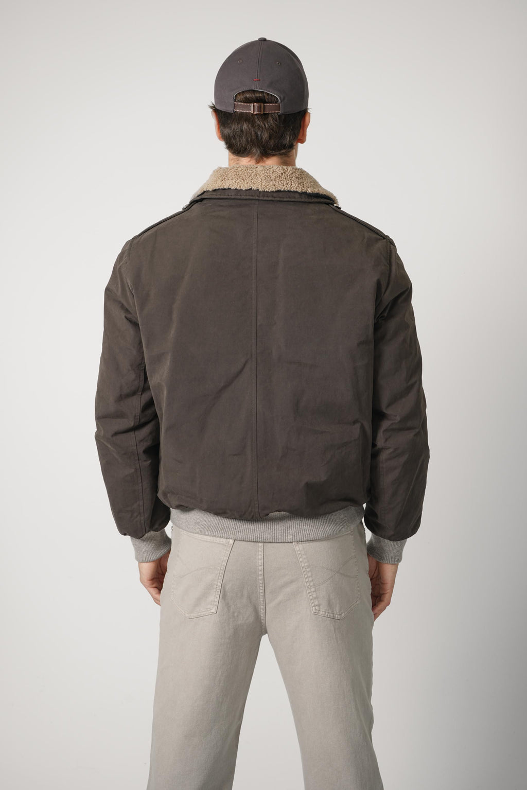 Brunello Cucinelli Cotton Bomber Green/Brown