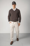 Brunello Cucinelli Cashmere Sweater Brown