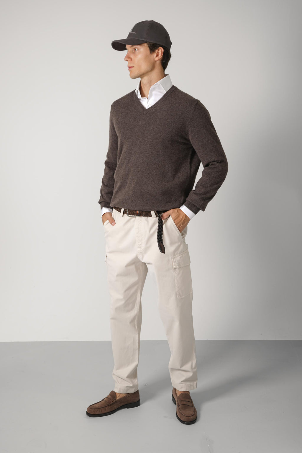 Brunello Cucinelli Cashmere Sweater Brown