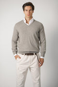 Brunello Cucinelli Cashmere Sweater Greige