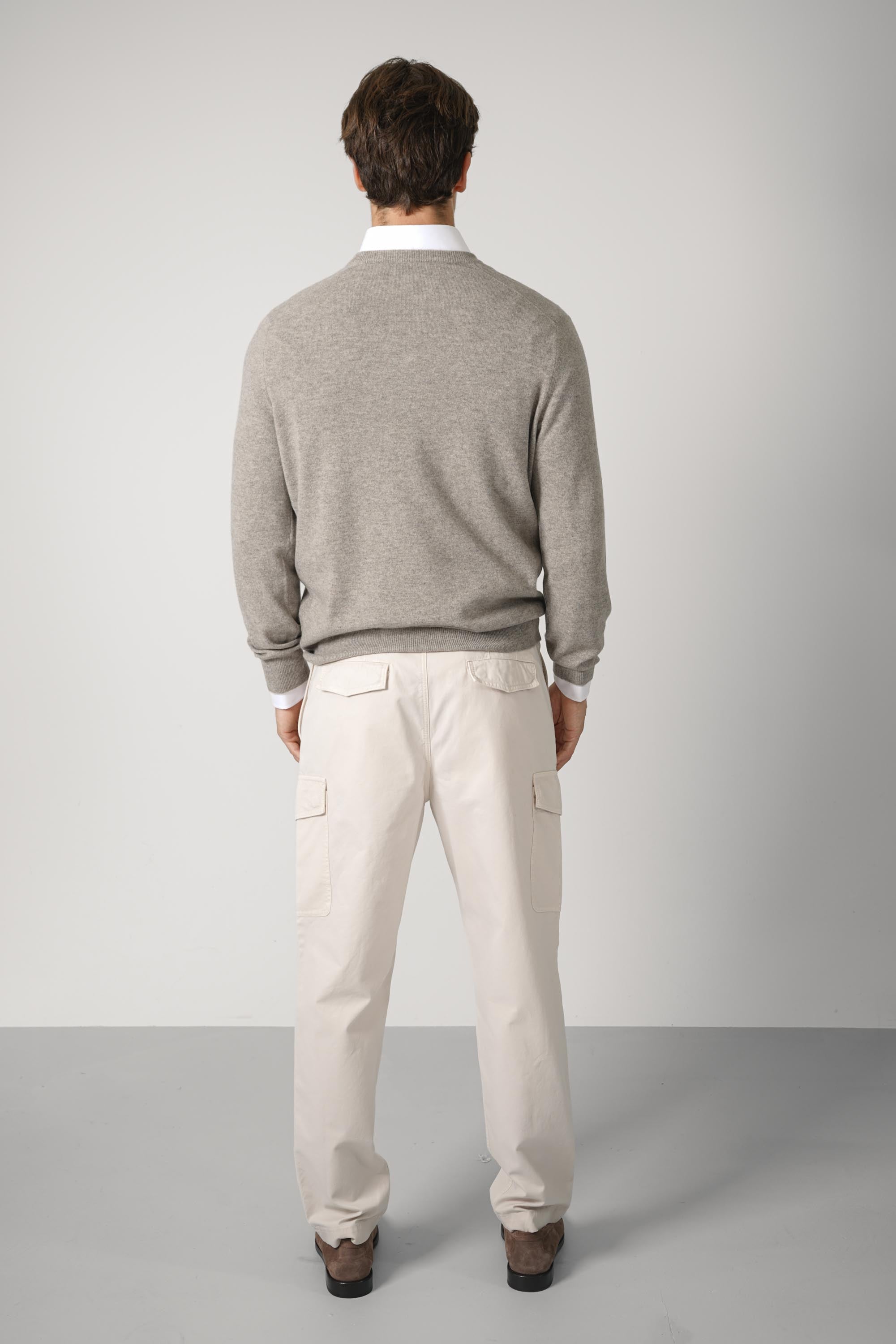 Brunello Cucinelli Cashmere Sweater Greige