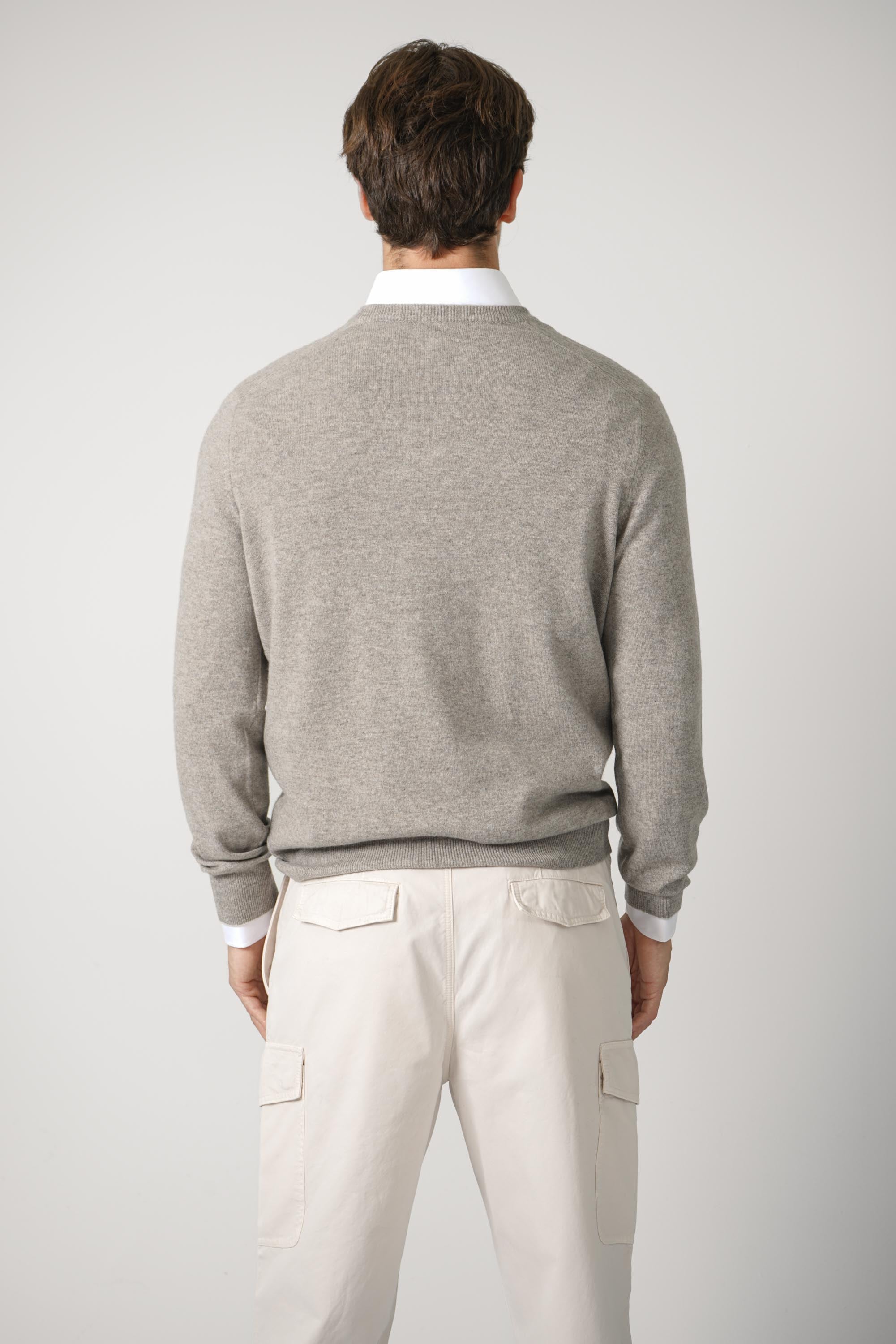 Brunello Cucinelli Cashmere Sweater Greige