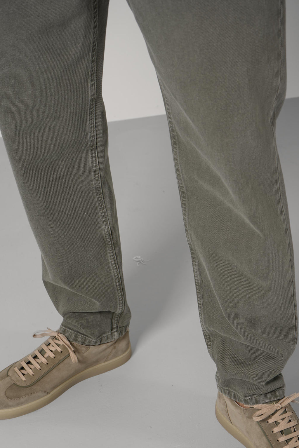 Brunello Cucinelli Iconic Fit Five-pocket Trousers Green