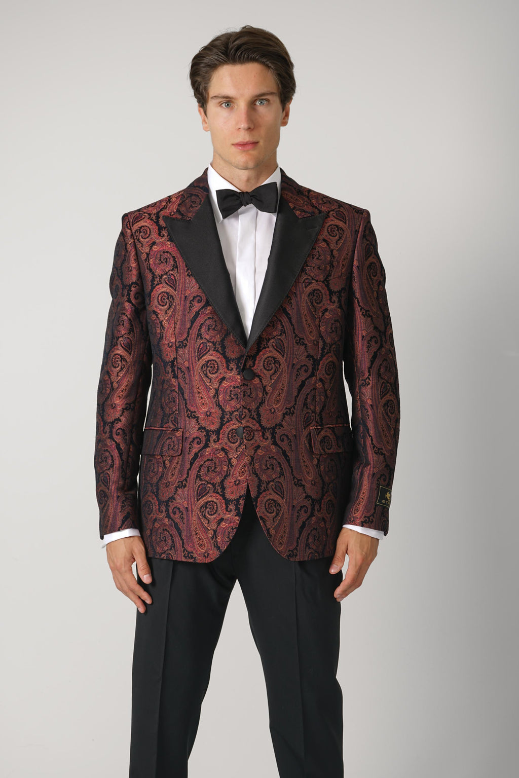 Etro Milano Peak Lapel Jacket – Burgundy