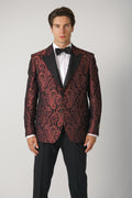Etro Milano Peak Lapel Jacket – Burgundy