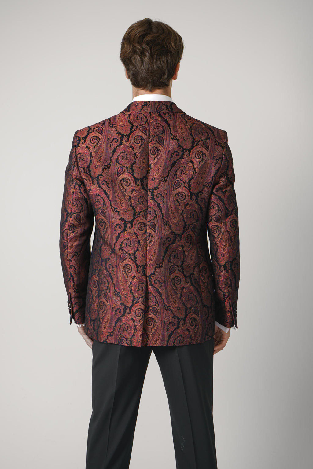 Etro Milano Peak Lapel Jacket – Burgundy