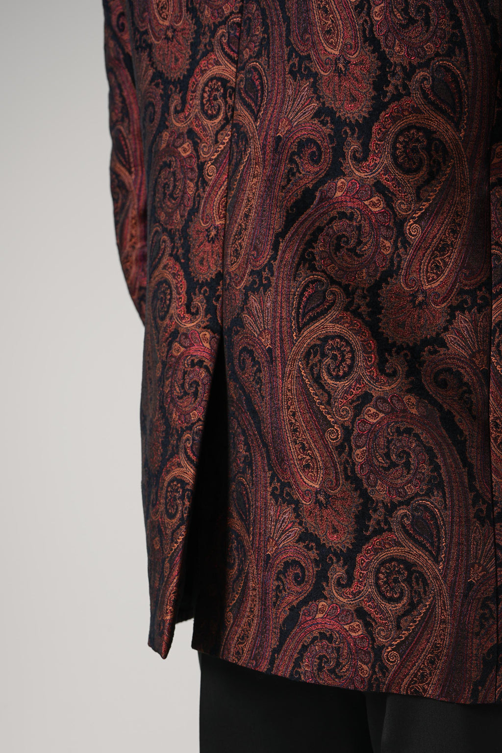 Etro Milano Peak Lapel Jacket – Burgundy