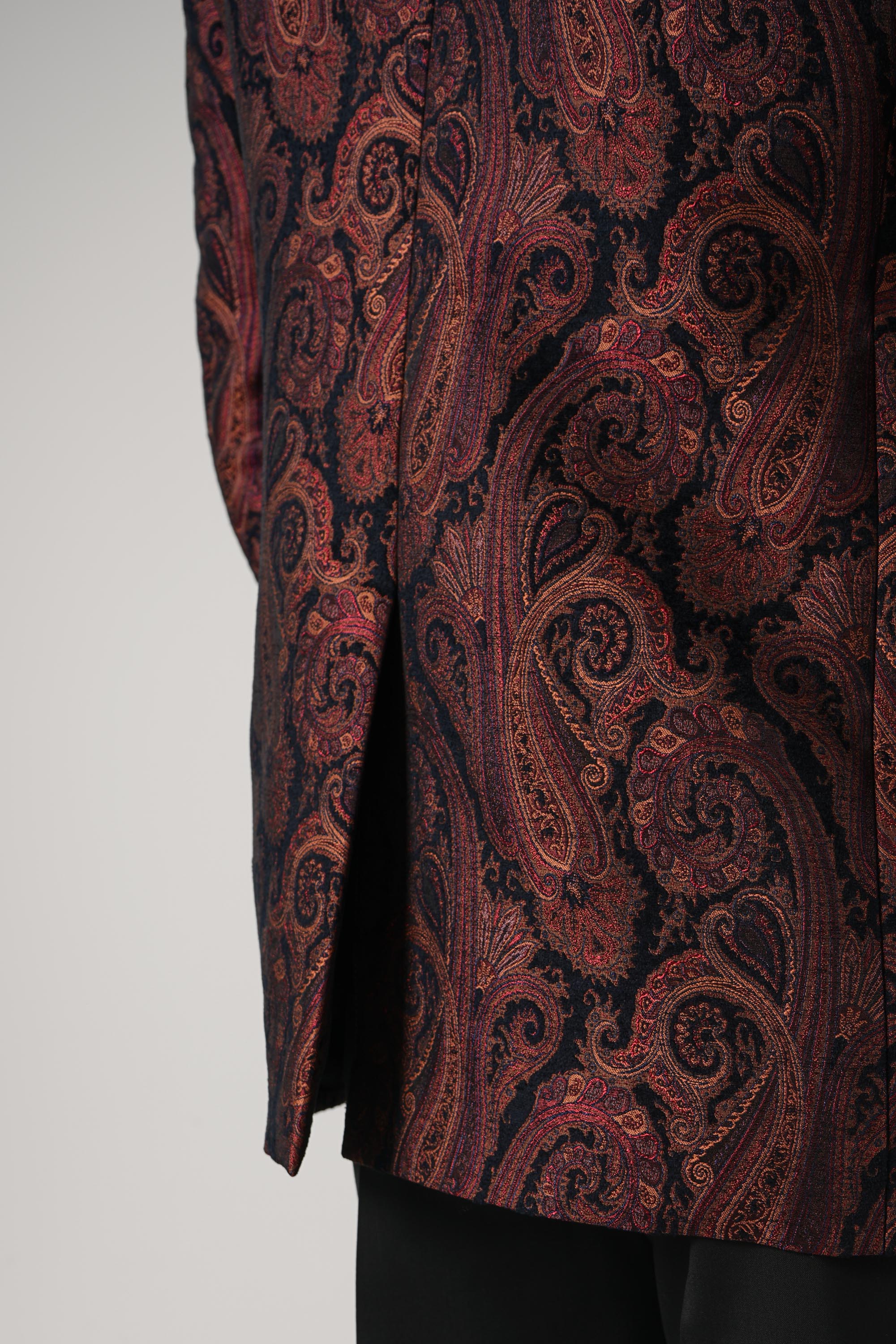 Etro Milano Peak Lapel Jacket – Burgundy